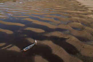Пересохшее русло Параны — второй по длине реки в Южной Америке после Амазонки